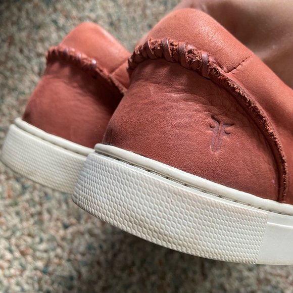 Frye Ivy Braided Low-Top Genuine Leather Sneakers size 7.5 - Picture 8 of 13